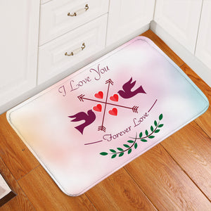 Forever Love Pink Theme SWDD4112 Door Mat