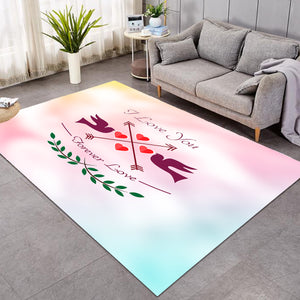 Forever Love Pink Theme SWDD4112 Rug