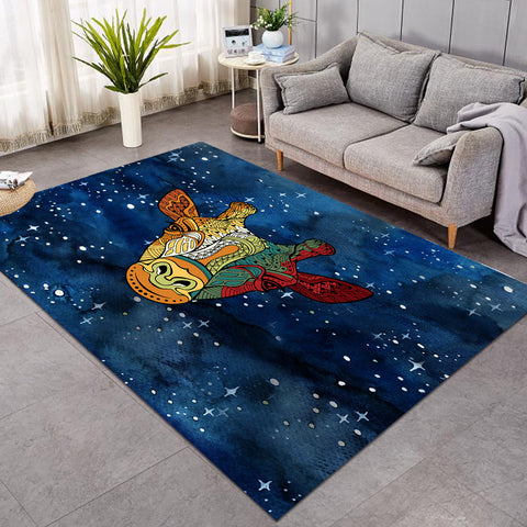 Image of Mandala Giraffe Galaxy Theme  SWDD4118 Rug