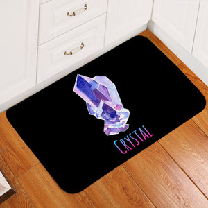 Gradient Blue Purple Geometric Crystal SWDD4126 Door Mat