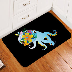 Cute Cartoon Floral Octopus SWDD4217 Door Mat