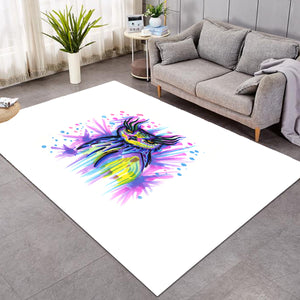 Water Color Owl Sketch SWDD4221 Rug