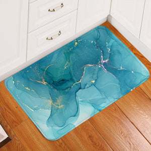 Splash Golden Turquoise SWDD4277 Door Mat