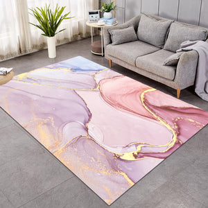 Splash Golden Turquoise SWDD4277 Rug