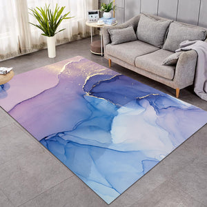 Splash Golden Blue & Purple Indigo SWDD4280 Rug