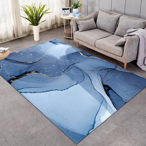 Golden Splash Shade Of Navy SWDD4309 Rug