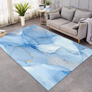 Golden Splash shade Of Blue SWDD4310 Rug