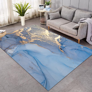 Golden Splash Navy Wave SWDD4312 Rug