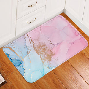 Golden Light Splash Blue & Pink  SWDD4315 Door Mat