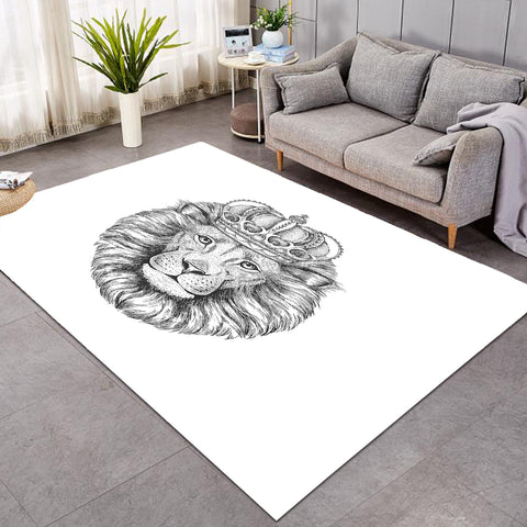 Image of B&W King Crown Lion SWDD4320 Rug