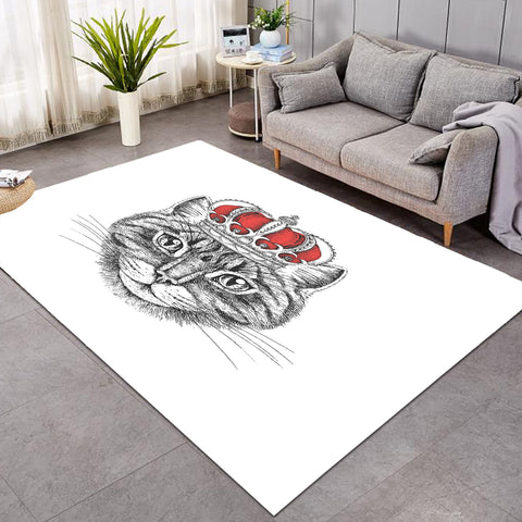 Image of B&W King Crown Lion SWDD4321 Rug