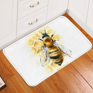 Queen Bee Watercolor Painting SWDD4404 Door Mat