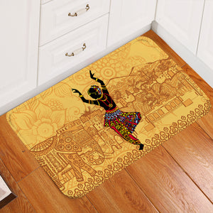Dancing Egyptian Lady In Aztec Clothes SWDD4426 Door Mat