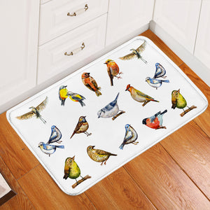 Colorful Bird Collection SWDD4445 Door Mat