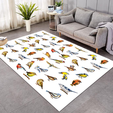 Image of Colorful Bird Collection SWDD4445 Rug