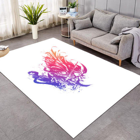 Image of Gradient Color Fight Wings Warrior SWDD4506 Rug