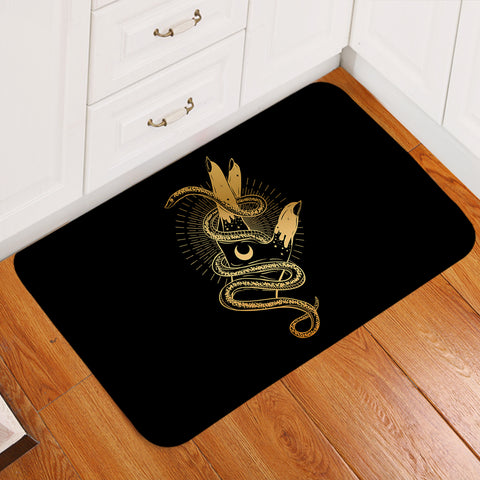 Image of Golden Snake Rolling Up Hand SWDD4511 Door Mat