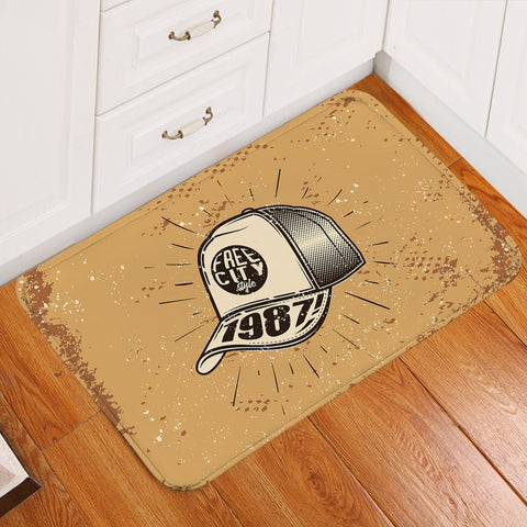 Image of Retro Cap - Free City Style 1987 SWDD4525 Door Mat