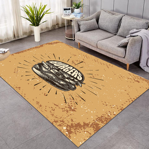 Image of Retro Cheese Burger SWDD4528 Rug