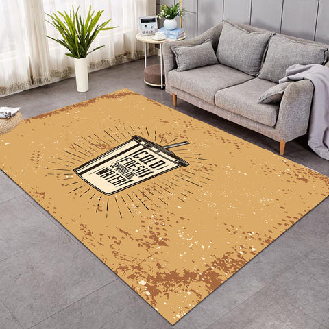 Image of Retro Glass Cold Fresh Sparkling Water  SWDD4530 Rug