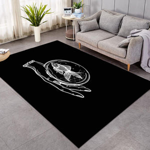 Hand Holding Fish SWDD4589 Rug
