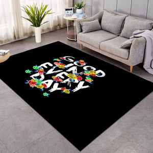 Floral Quote Good In Every Day SWDD4639 Rug