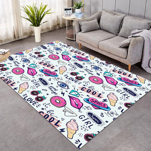 Multi Mini Hand Sketch SWDD4651 Rug