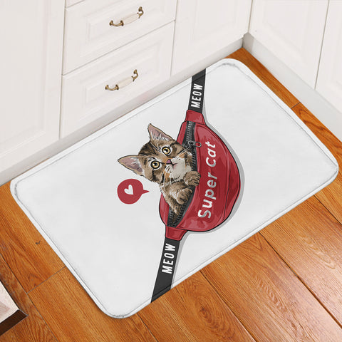 Image of Super Cute Cat  SWDD4652 Door Mat