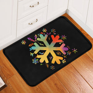 Colorful Snowflake Pattern SWDD4656 Door Mat