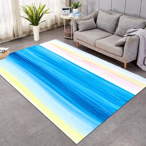 Watercolor Gradient White Blue SWDD4741 Rug
