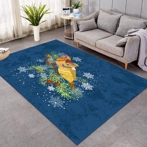 Colorful Geometric Sunbirds In Snow Navy Theme SWDD4745 Rug