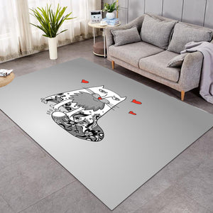 Love Old Cat Grey Theme SWDD5177 Rug