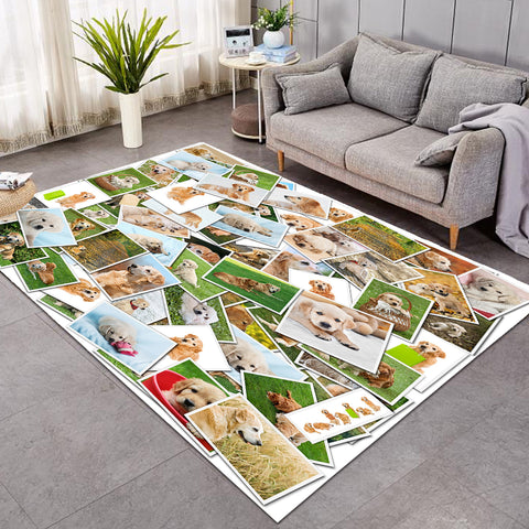 Image of Golden Retriever Pictures SWDD5237 Rug