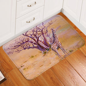 Watercolor Real Giraffe SWDD5254 Door Mat