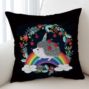 Rainbow Hedgehog SWKD0004 Cushion Cover