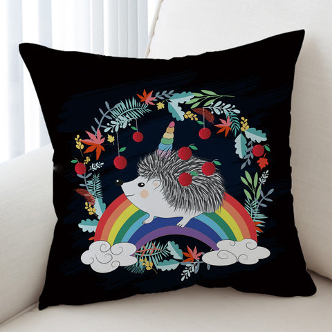 Image of Rainbow Hedgehog SWKD0004 Cushion Cover