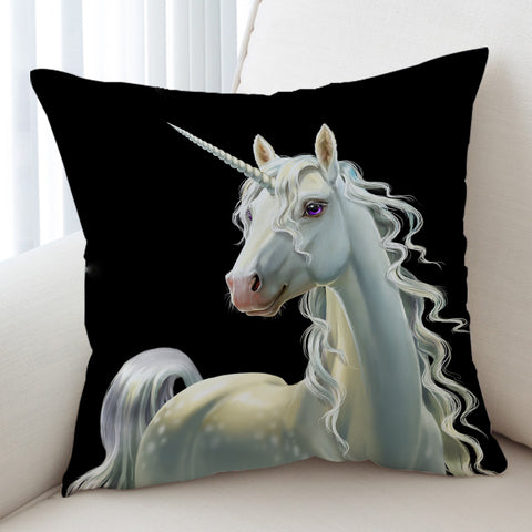 Image of White Unicorn SWKD0037 Cushion Cover