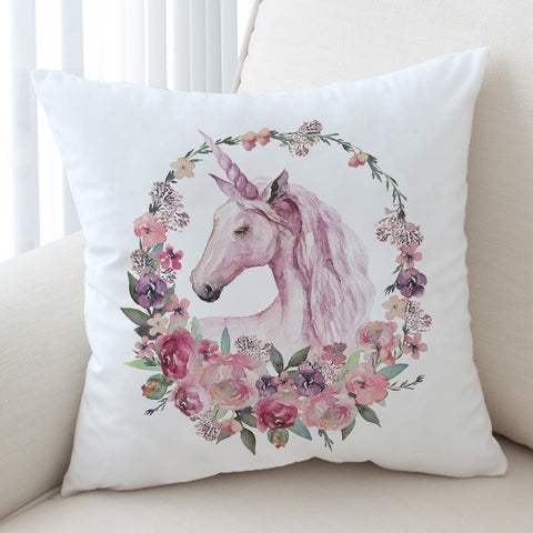 Image of Rosy Unicorn SWKD0038 Cushion Cover