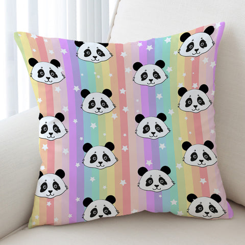 Image of Rainbow Panda SWKD0057 Cushion Cover