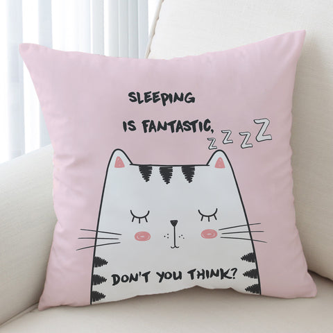 Image of Snoozing Cat SWKD0062 Cushion Cover