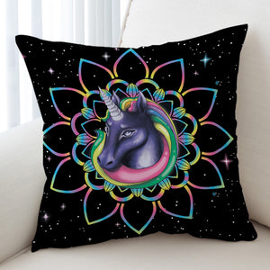 Rare Black Unicorn SWKD0064 Cushion Cover