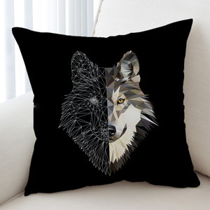 Geometric Wolf SWKD0068 Cushion Cover