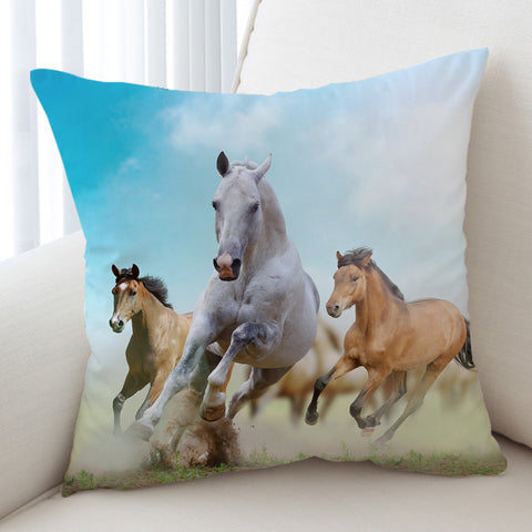 Image of Horse Race SWKD0743 Cushion Cover