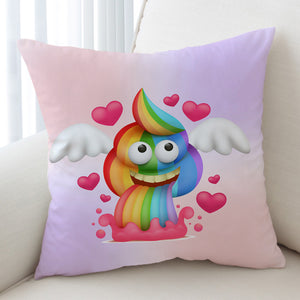 Rainbow Poop SWKD0749 Cushion Cover