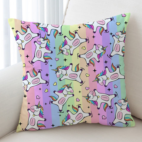 Image of Rainbow Unicorn SWKD0756 Cushion Cover