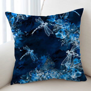 Negative Color Dragonflies SWKD0768 Cushion Cover