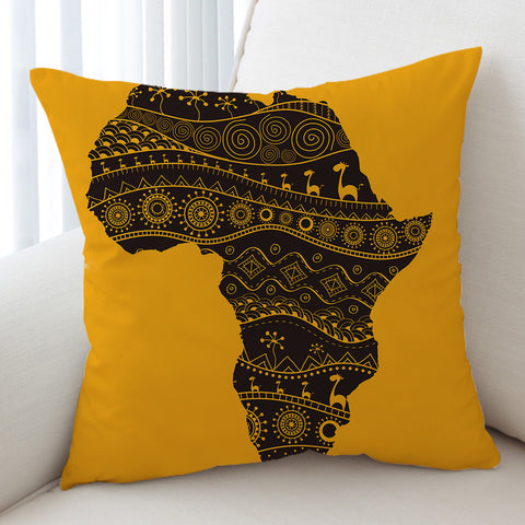 Image of Africa Continent SWKD0831 Cushion Cover