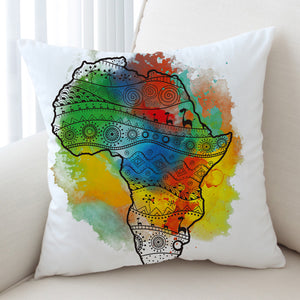 Africa Continent SWKD0832 Cushion Cover