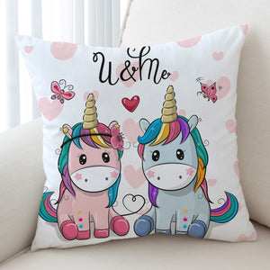 Unicorn Couple SWKD0845 Cushion Cover