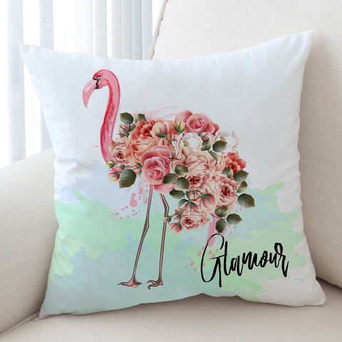 Image of Glamour Flamingo SWKD0870 Cushion Cover